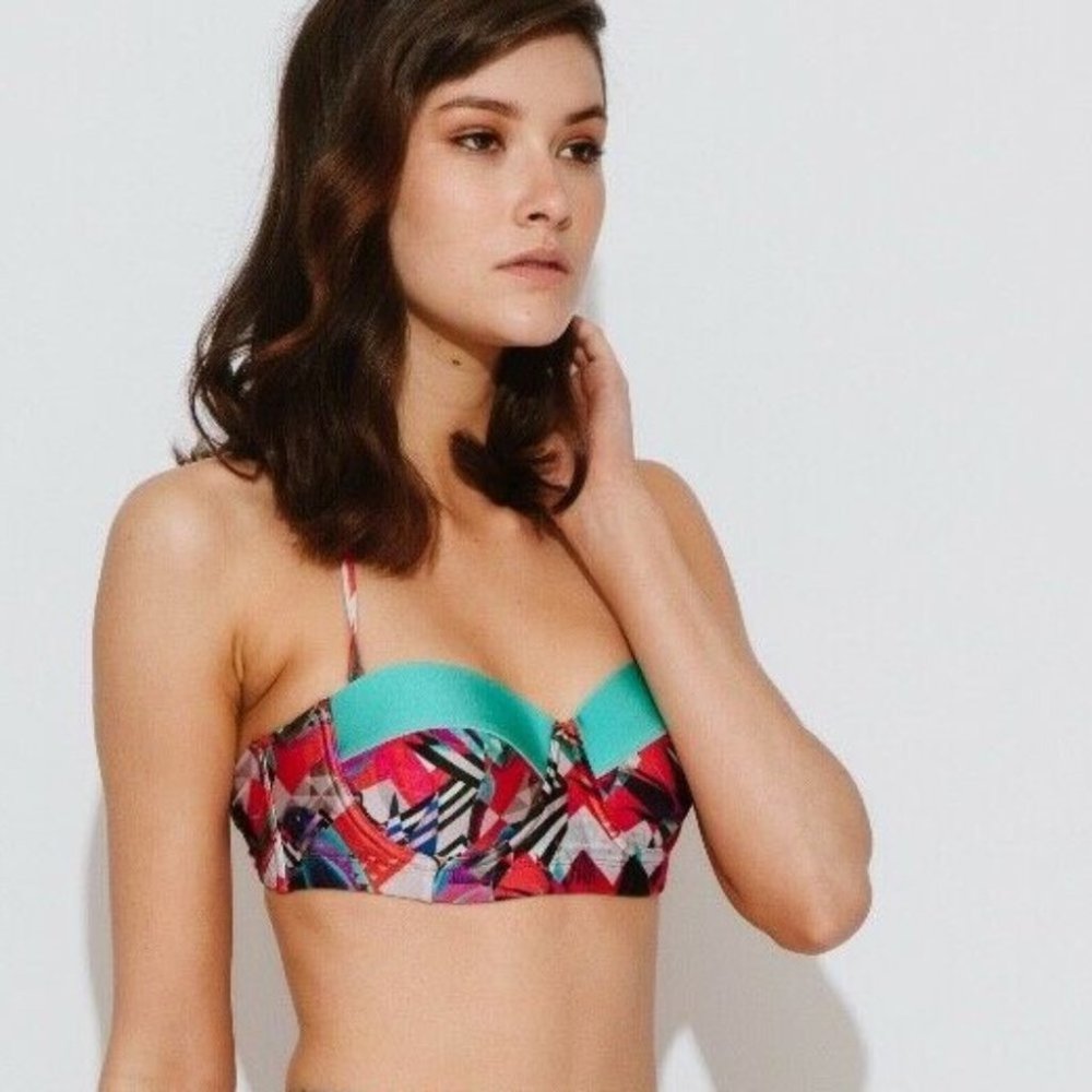 WE ARE HANDSOME Wildcard Lark Bustier Bikini Top